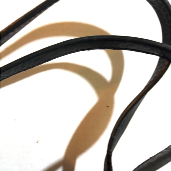 J. Crew black pebbled leather satchel handbag - Picture 6 of 9